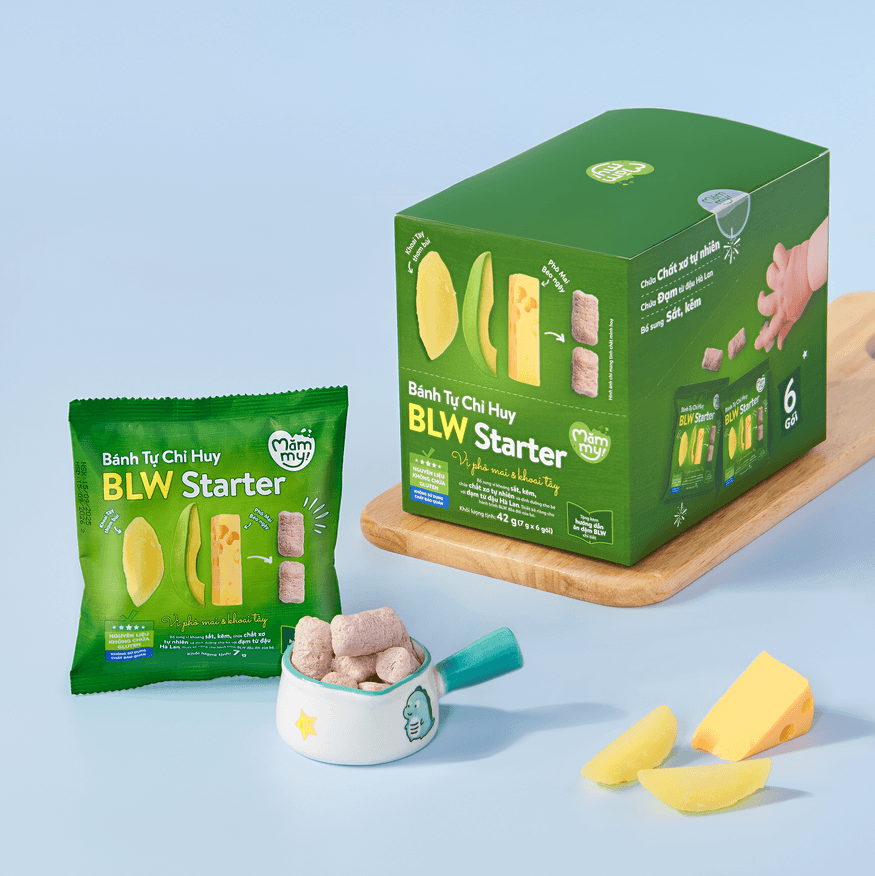 Bánh Tự Chỉ Huy – BLW Starter vị Phô Mai Khoai Tây 42 g (7 g x 6 gói) 2