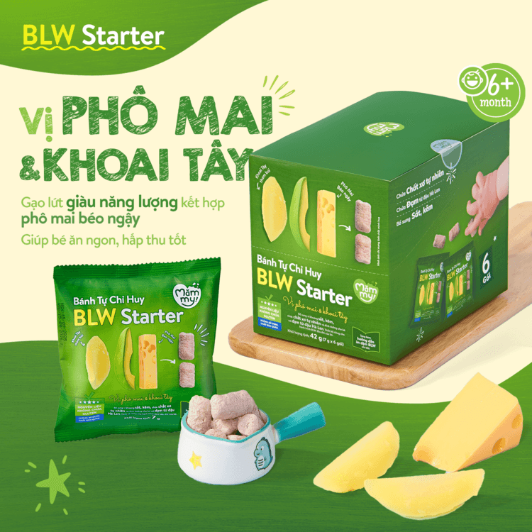 Bánh Tự Chỉ Huy – BLW Starter – Mix vị 42 g (7 g x 6 gói) 5