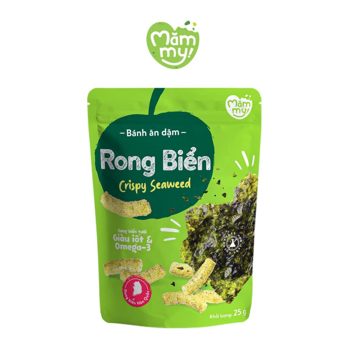 Bánh ăn dặm vị rong biển - Túi 25g