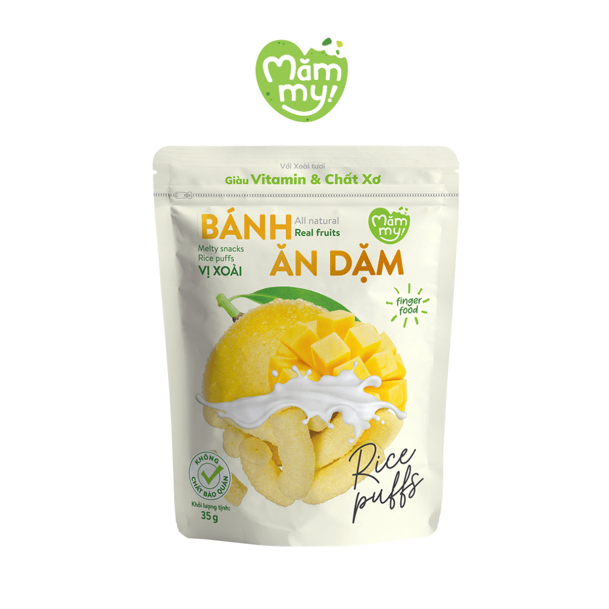 Bánh ăn dặm vị xoài - Túi 35g