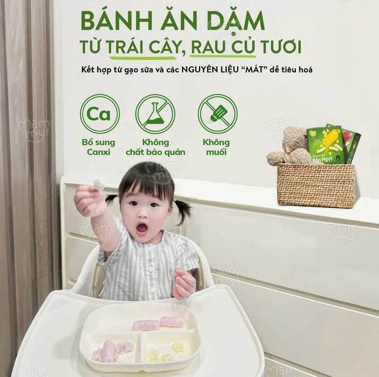 Bánh ăn dặm vị Thanh Long - Hộp 12 g (6 g x 2 túi) 8