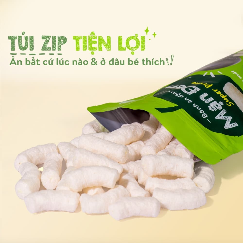 Bánh ăn dặm vị thanh long - Túi 25g 11