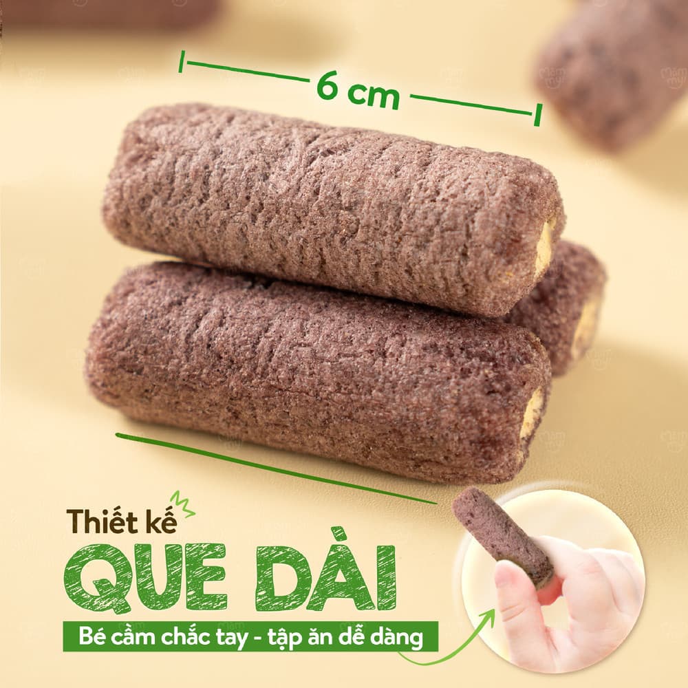 Bánh cuộn nhân kem Dâu - Phô mai 60 g (10 thanh) 11