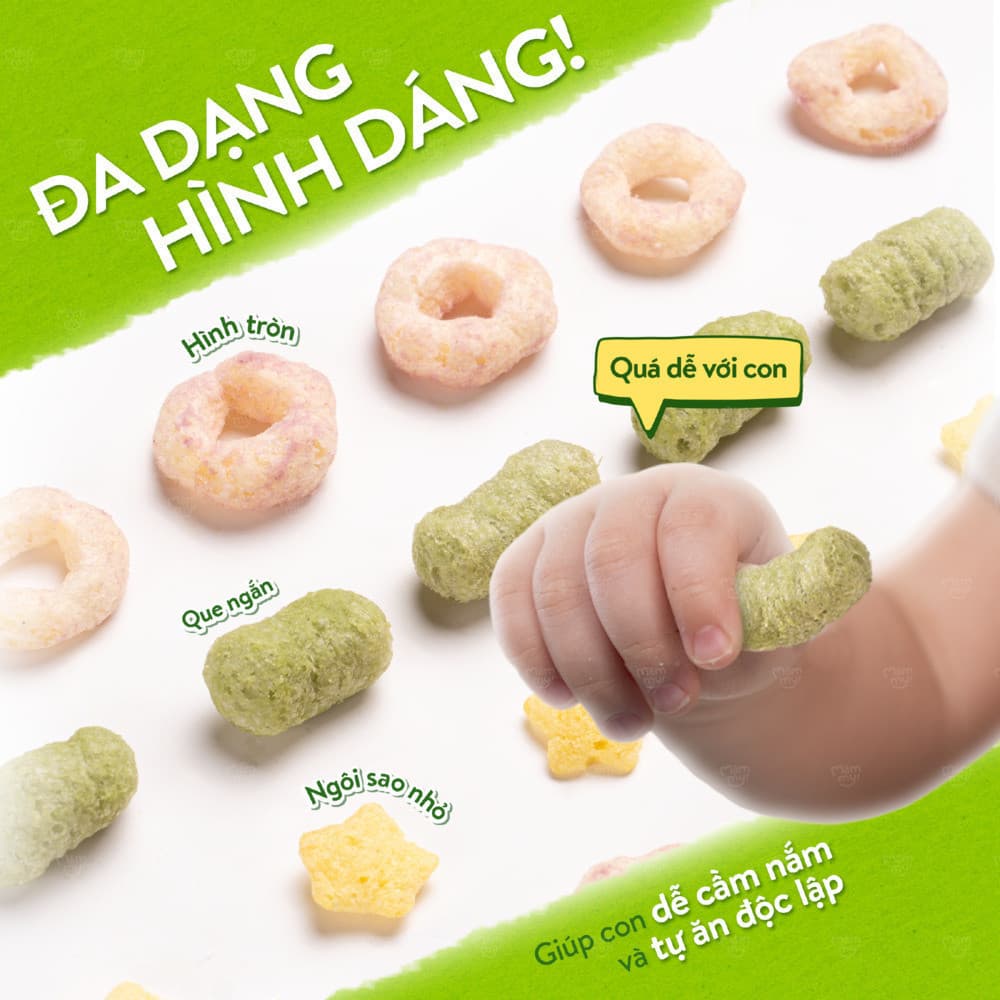 Bánh ăn dặm Mini Bites - Mix vị Rau Quả 45 g (15g x 3 gói) 10