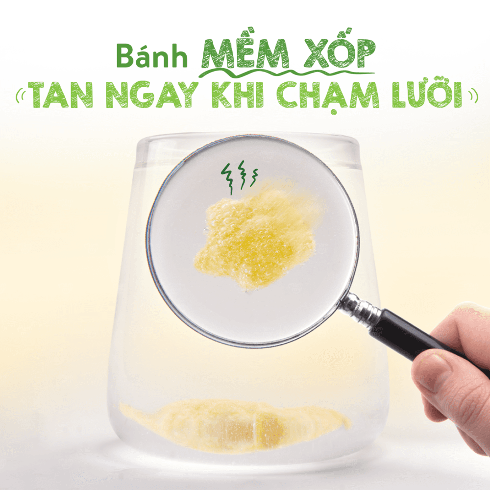 Bánh ăn dặm Mini Bites Phô mai - Bông Cải Xanh 15 g 4