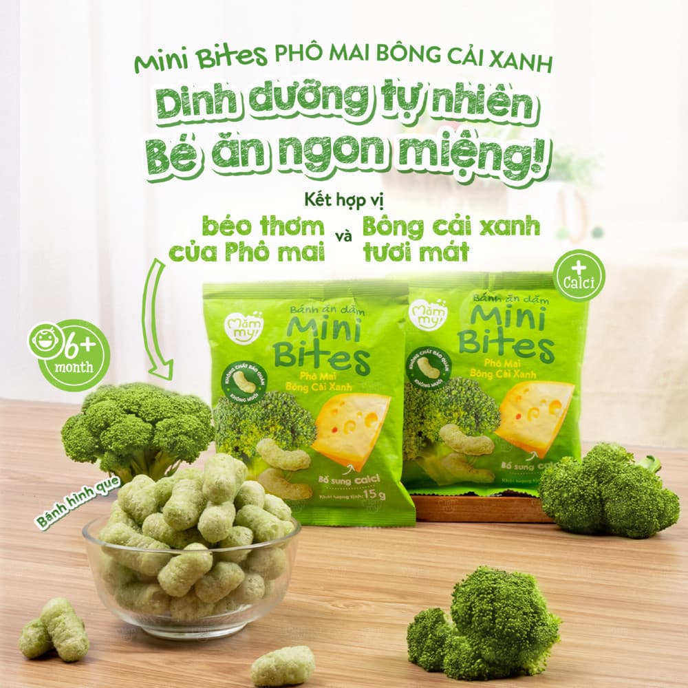 Bánh ăn dặm Mini Bites - Mix vị Rau Quả 45 g (15g x 3 gói) 5