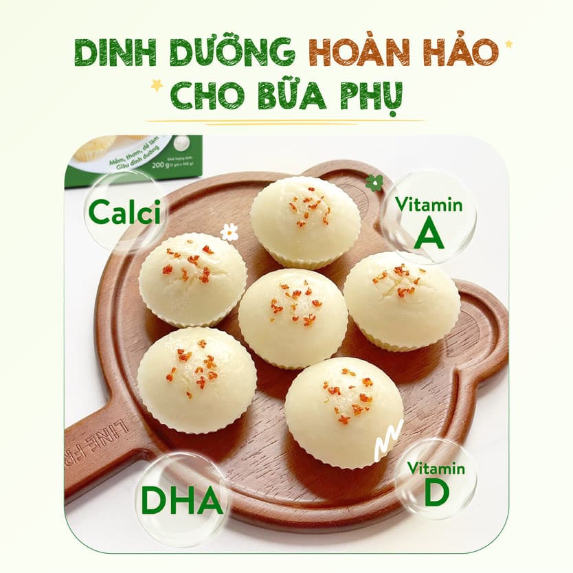 Bột làm bánh Muffin cam sữa - Hộp 200g 11