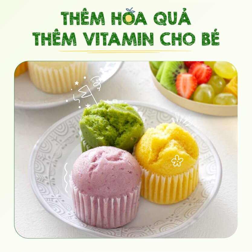 Bột làm bánh Muffin cam sữa - Hộp 200g 9