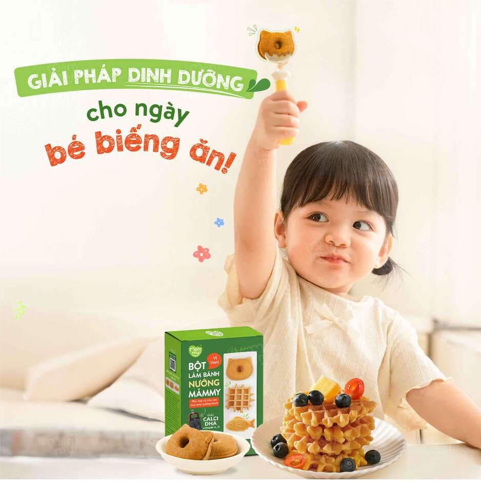 Bột làm bánh nướng vị vani - Hộp 160g 9
