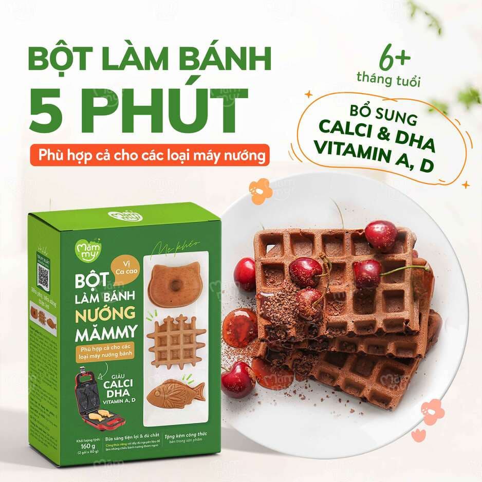Bột làm bánh nướng vị ca cao - Hộp 160g 2