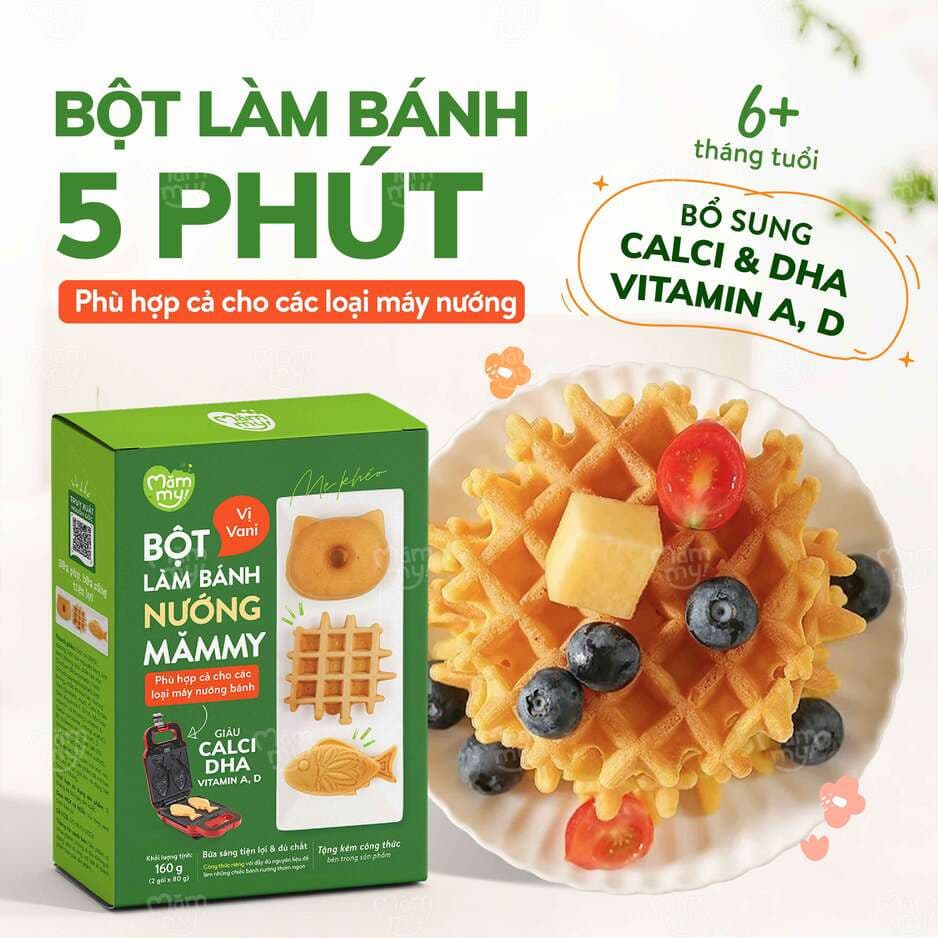 Bột làm bánh nướng vị vani - Hộp 160g 2