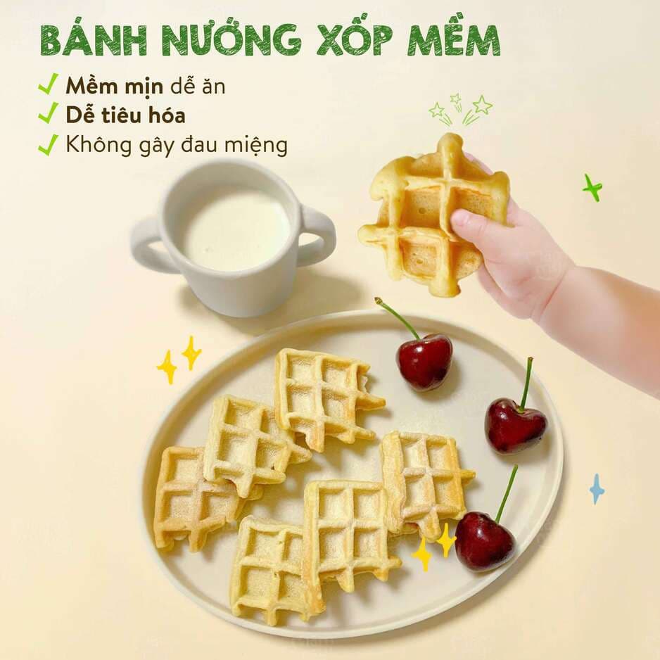 Bột làm bánh nướng vị vani - Hộp 160g 4