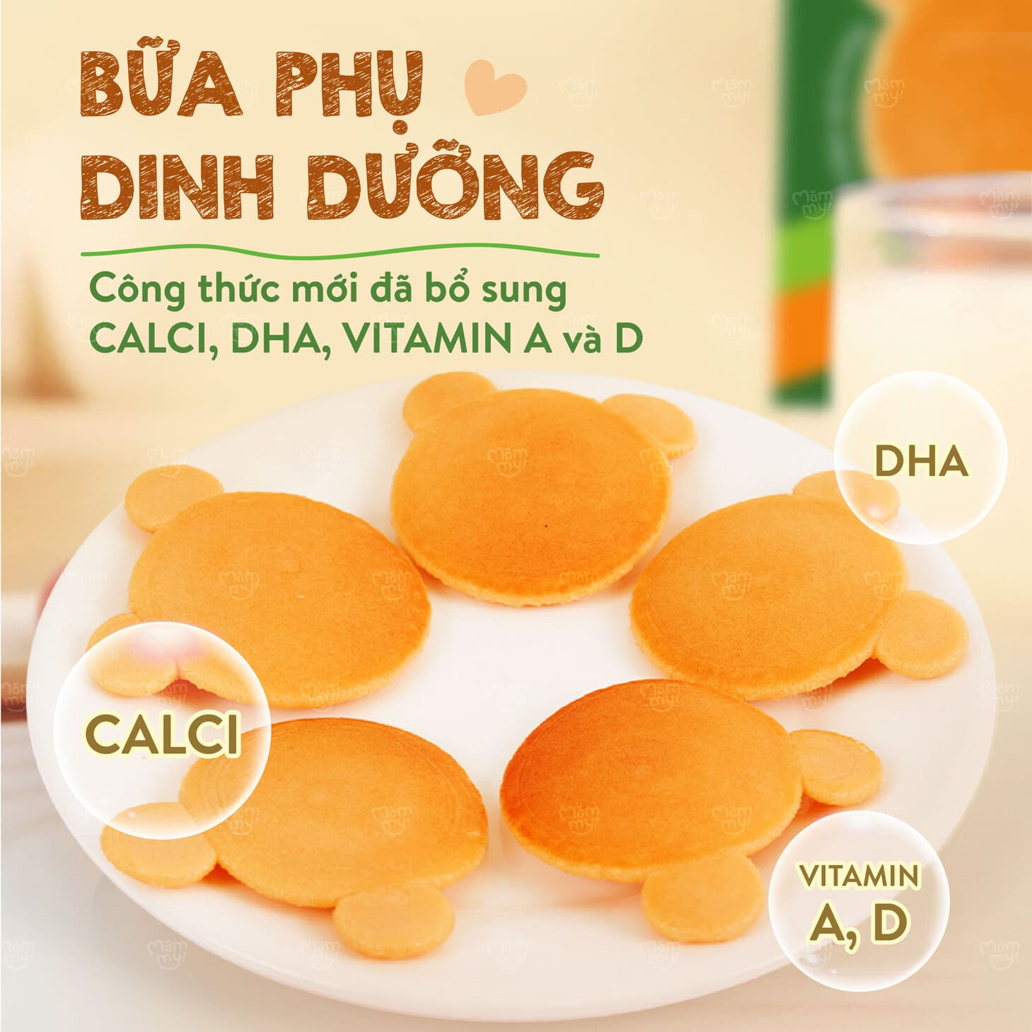 Bột làm bánh pancake gấu - Hộp 160g 8