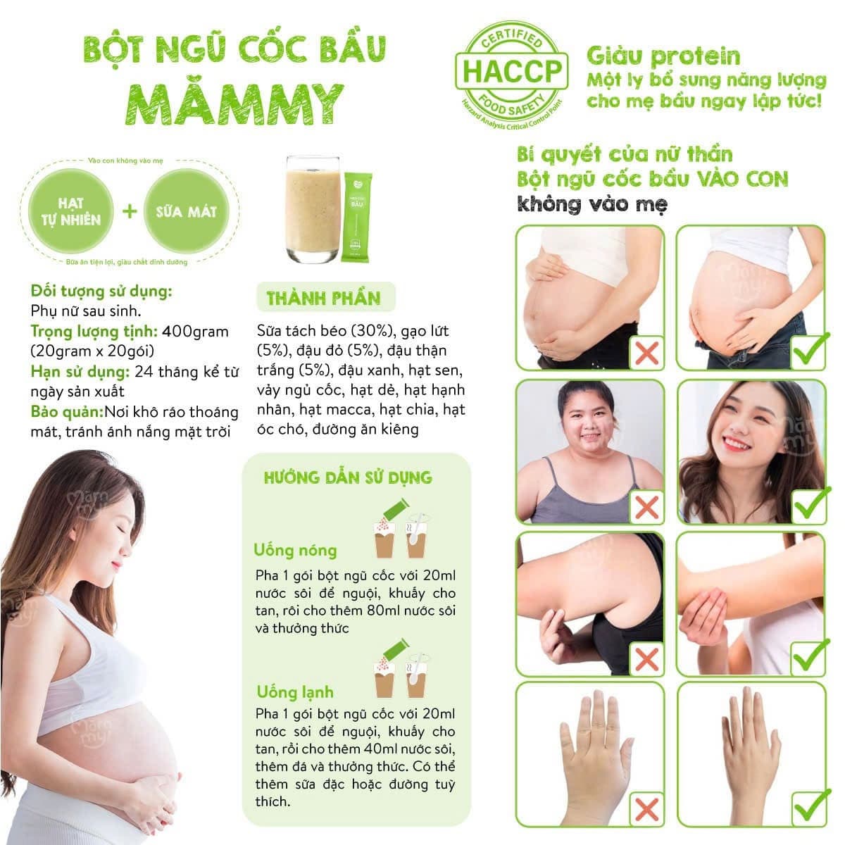 Bột ngũ cốc bầu - Hộp 400g 4