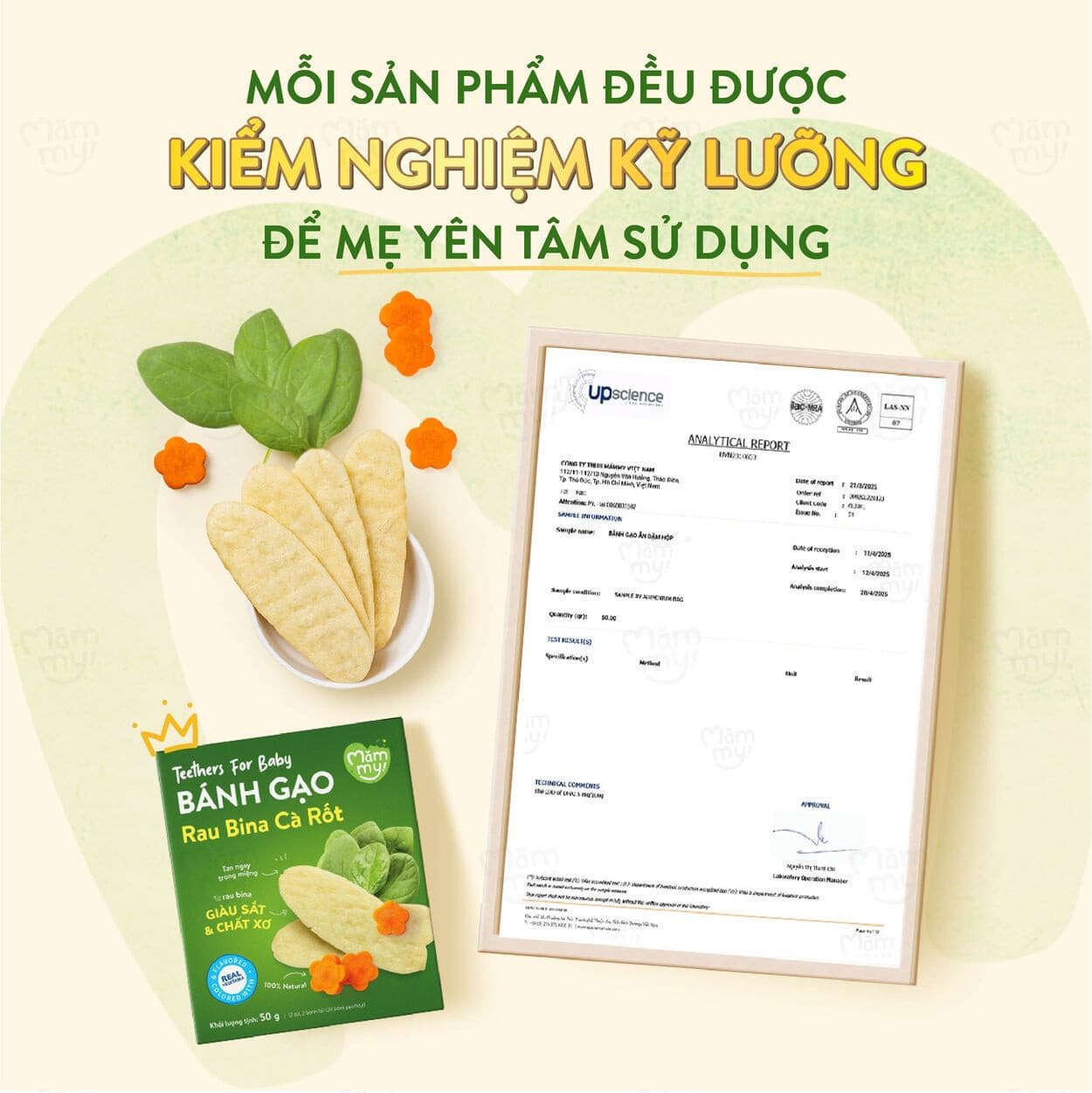 Bánh gạo Rau Củ - 50 g 5