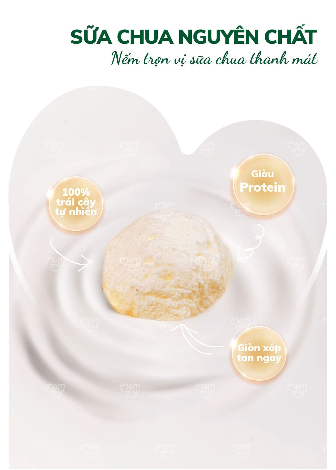 Sữa chua sấy Vị Nguyên chất - Túi 20g 7