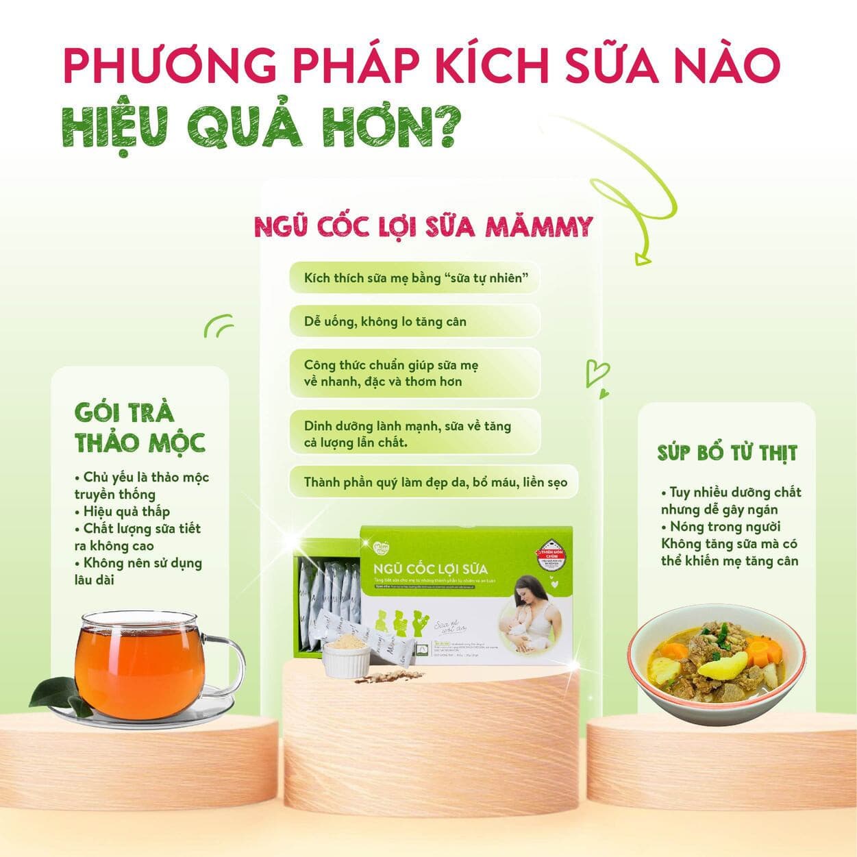 Bột ngũ cốc lợi sữa - Hộp 400g 4