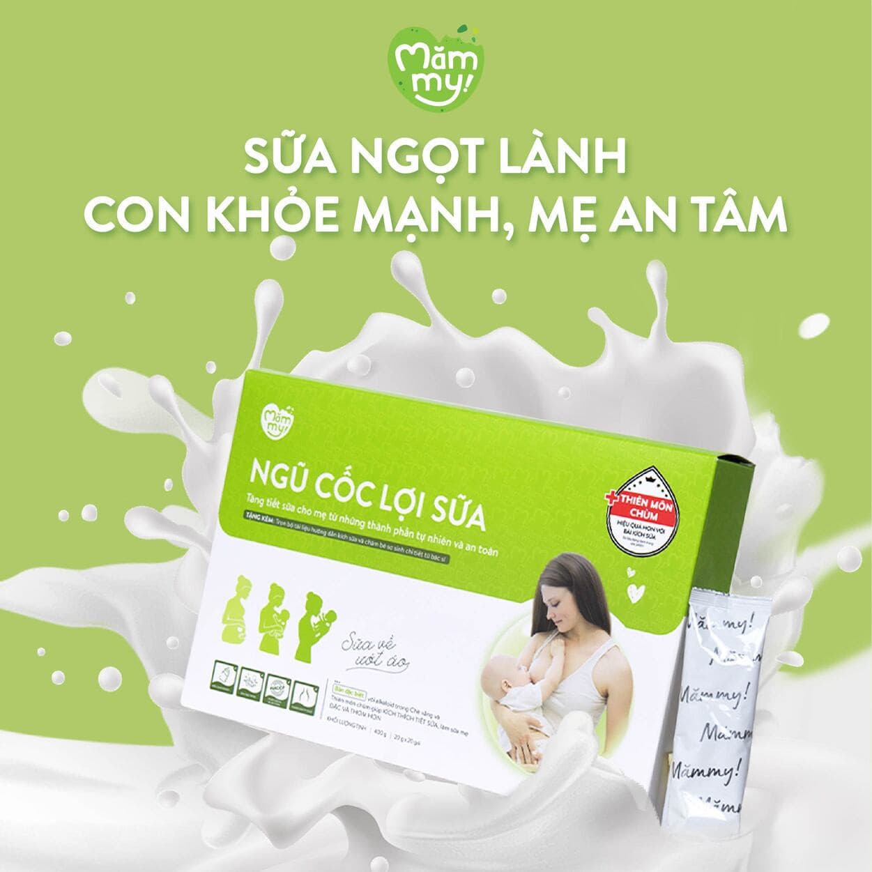 Bột ngũ cốc lợi sữa - Hộp 400g 7