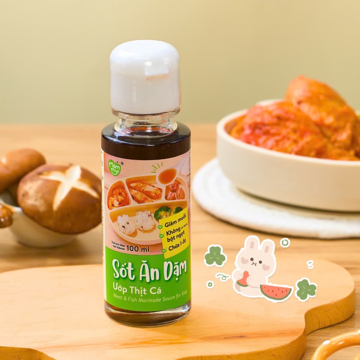 Sốt ăn dặm - Ướp Thịt Cá 100ml 4