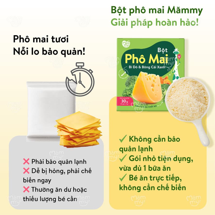 Bột phô mai Cải Xoăn & Cà Rốt 30 g (3 g x 10 gói) 10