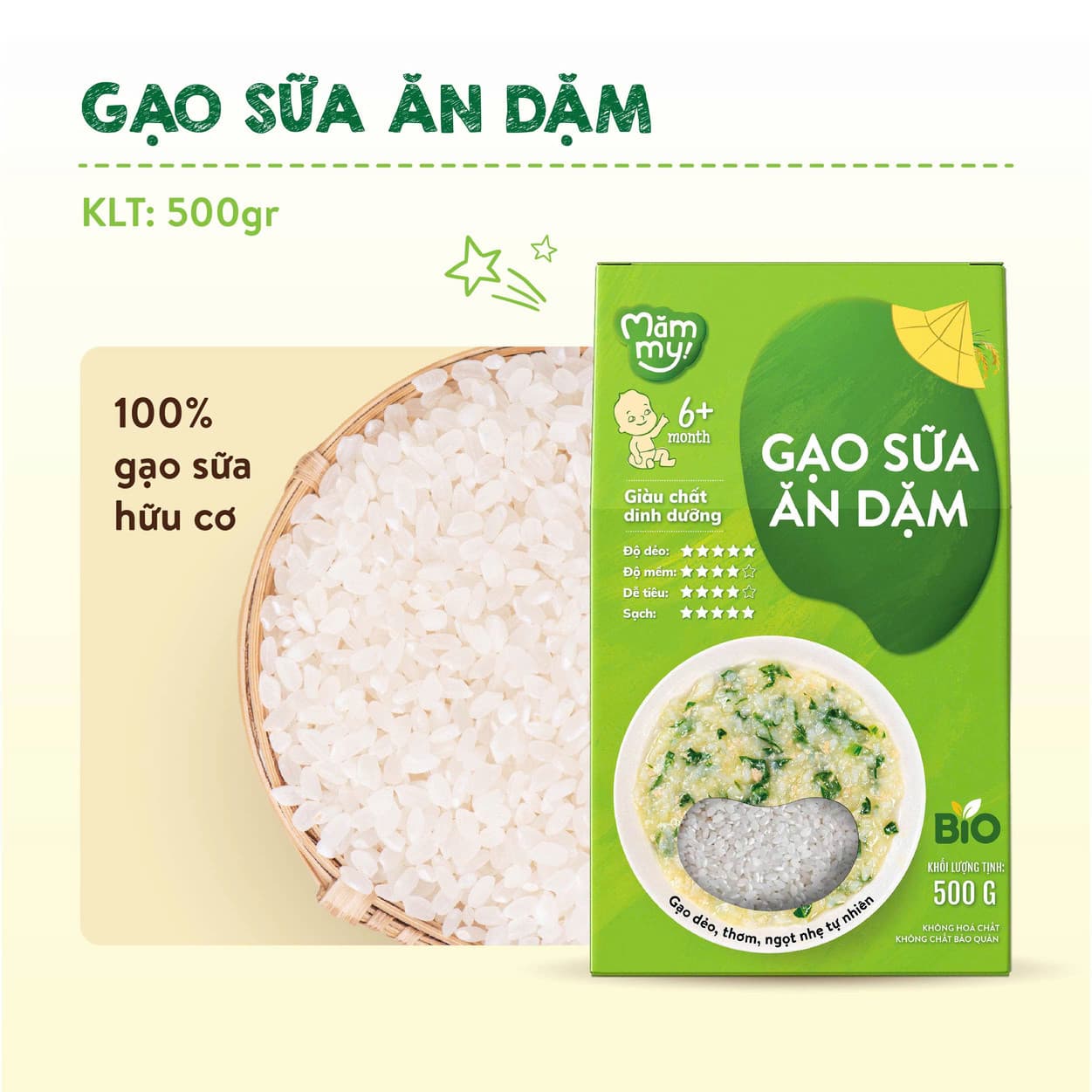 Gạo sữa ăn dặm - Hộp 500 g 3