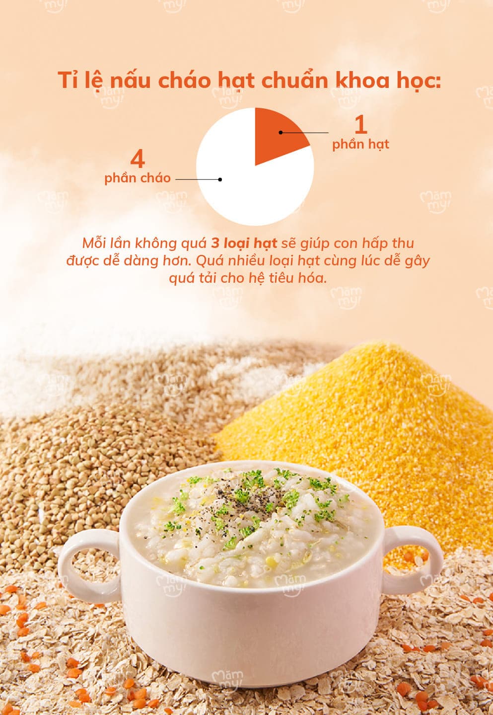 Set 3 hũ hạt kê nếp, lăng đỏ, hà lan - Hỗ trợ cải thiện táo bón 6