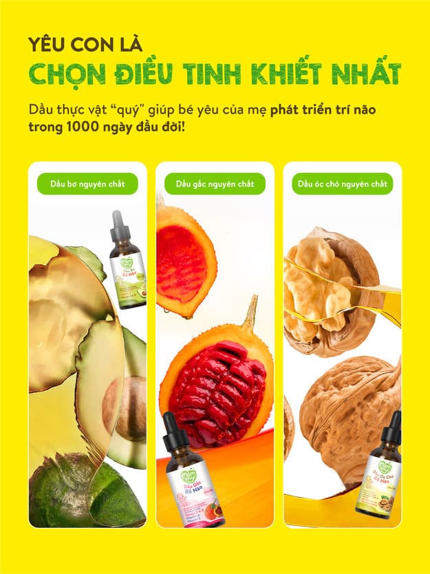 Set 3 Chai Dầu Ăn Dặm Núng Nính Mămmy (30ml/Chai) - Tặng Bộ 3 Thố sứ 13