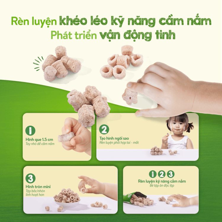 Combo Bé Đi Biển (1 hộp BLW mix 5 vị, 1 set Minibites mix vị rau củ, 1 gói bánh vị sữa chua 25g) - Tặng PHAO BƠI HÌNH THÚ 4