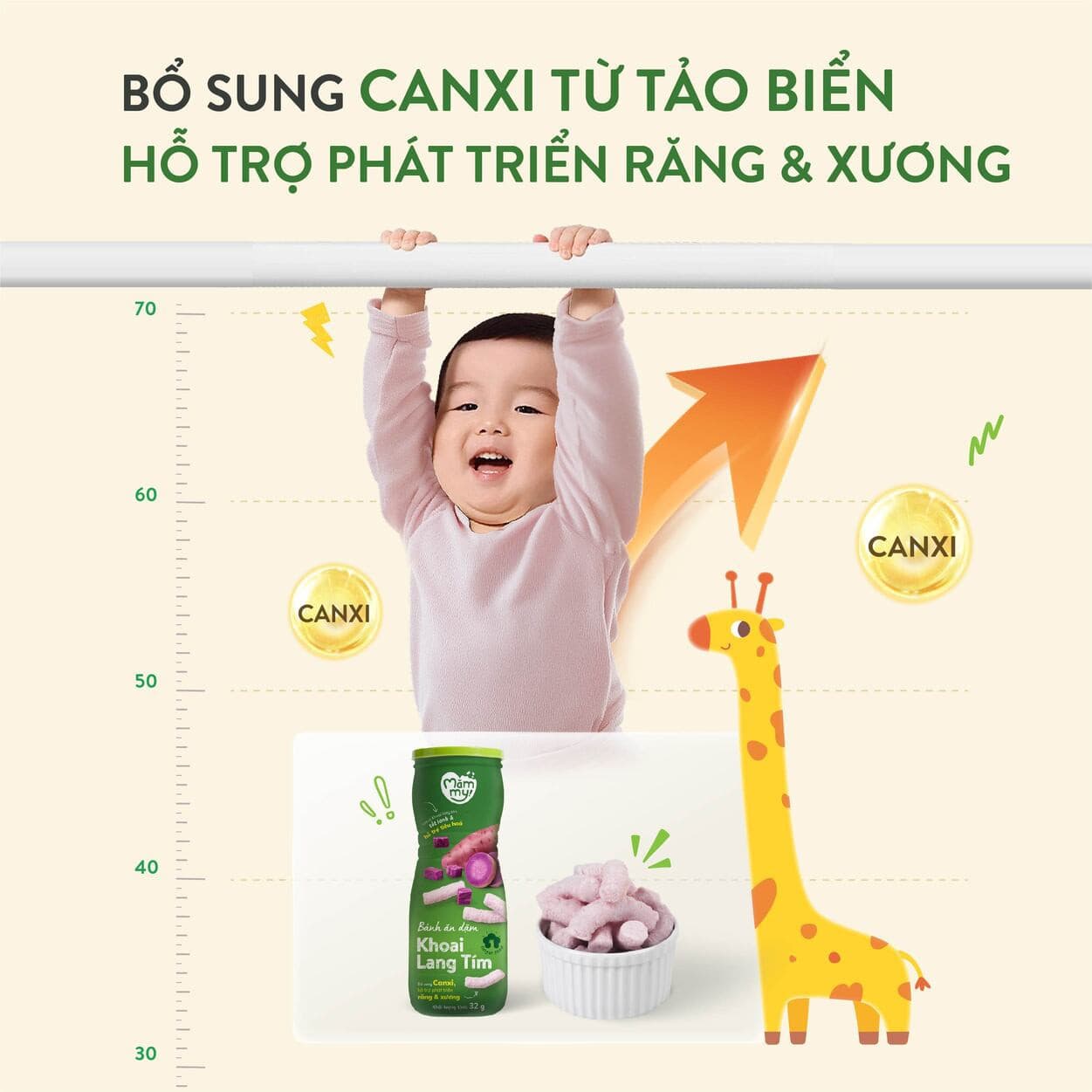 Combo 3 hũ bánh ăn dặm vị trái cây - Tặng Túi bánh 35g 6