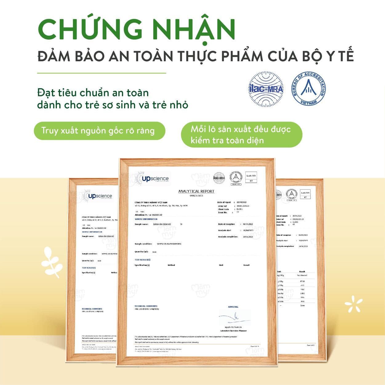 Combo 3 hũ bánh ăn dặm vị trái cây - Tặng Túi bánh 35g 7