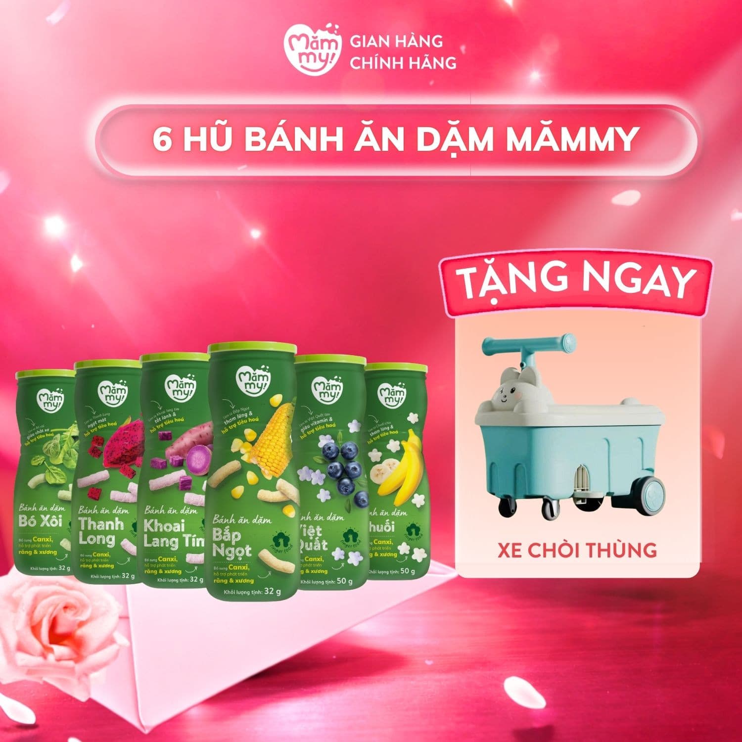 Combo 6 hũ bánh ăn dặm vị trái cây 8