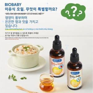 Dầu olive ăn dặm Biobaby - Chai 50ml 5