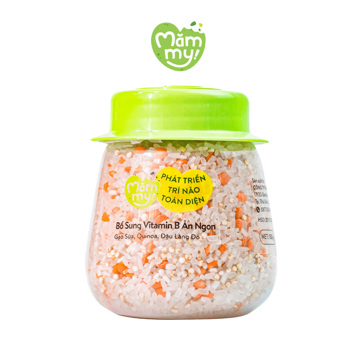 Hạt Mix 3 Hạt Ăn Dặm Ăn Ngon Mămmy Hũ 135g