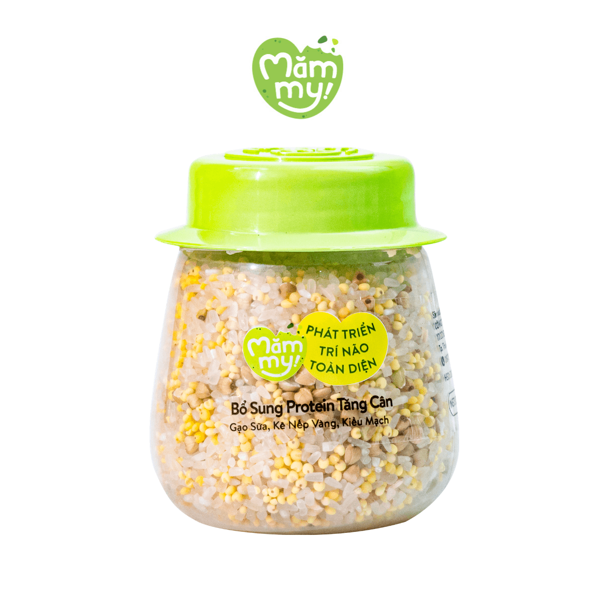 Hạt Mix 3 Hạt Ăn Dặm Bổ Sung Protein Hỗ Trợ Tăng Cân Mămmy Hũ 135g