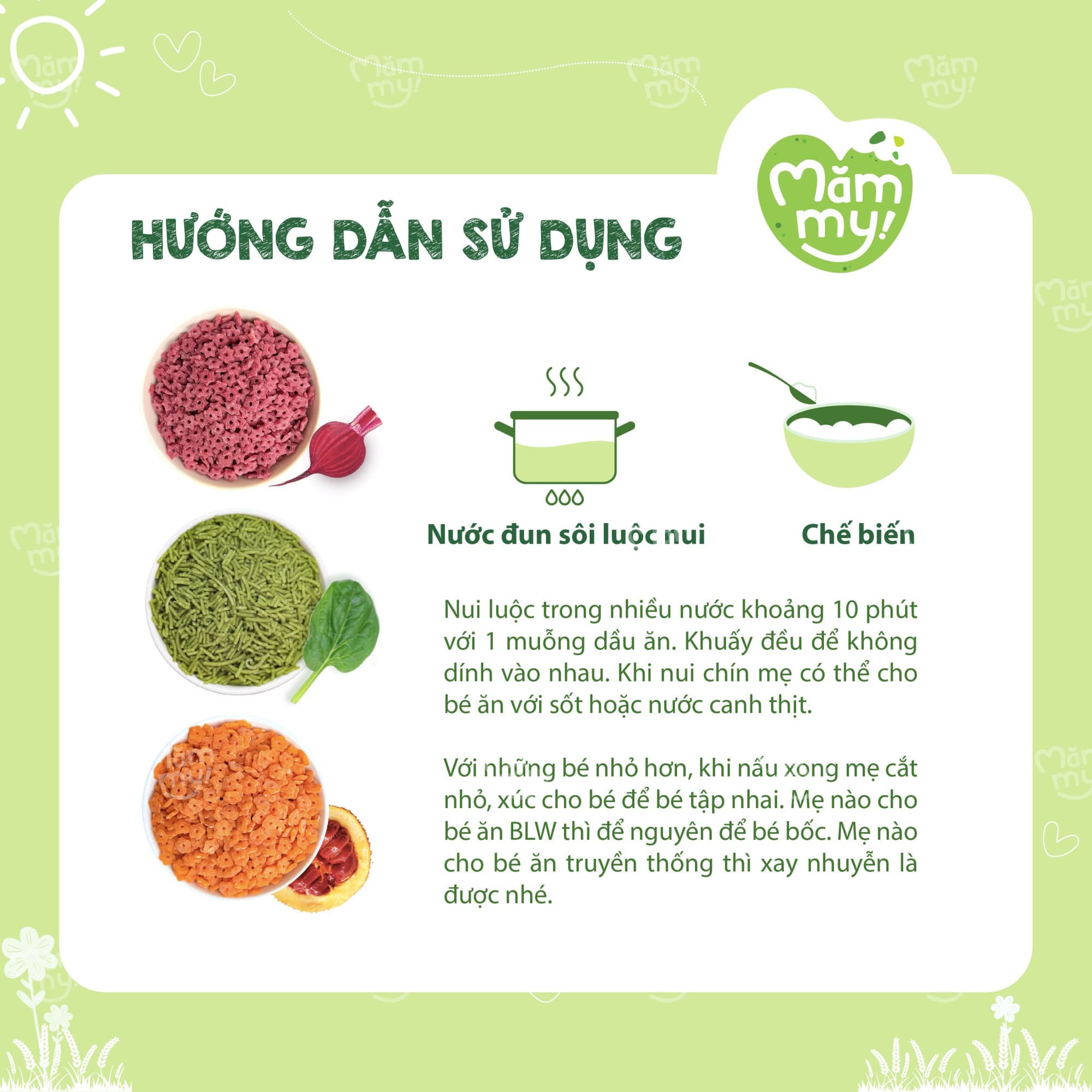 Combo 3 nui mini tập nhai - Tặng Chảo sunhouse 9