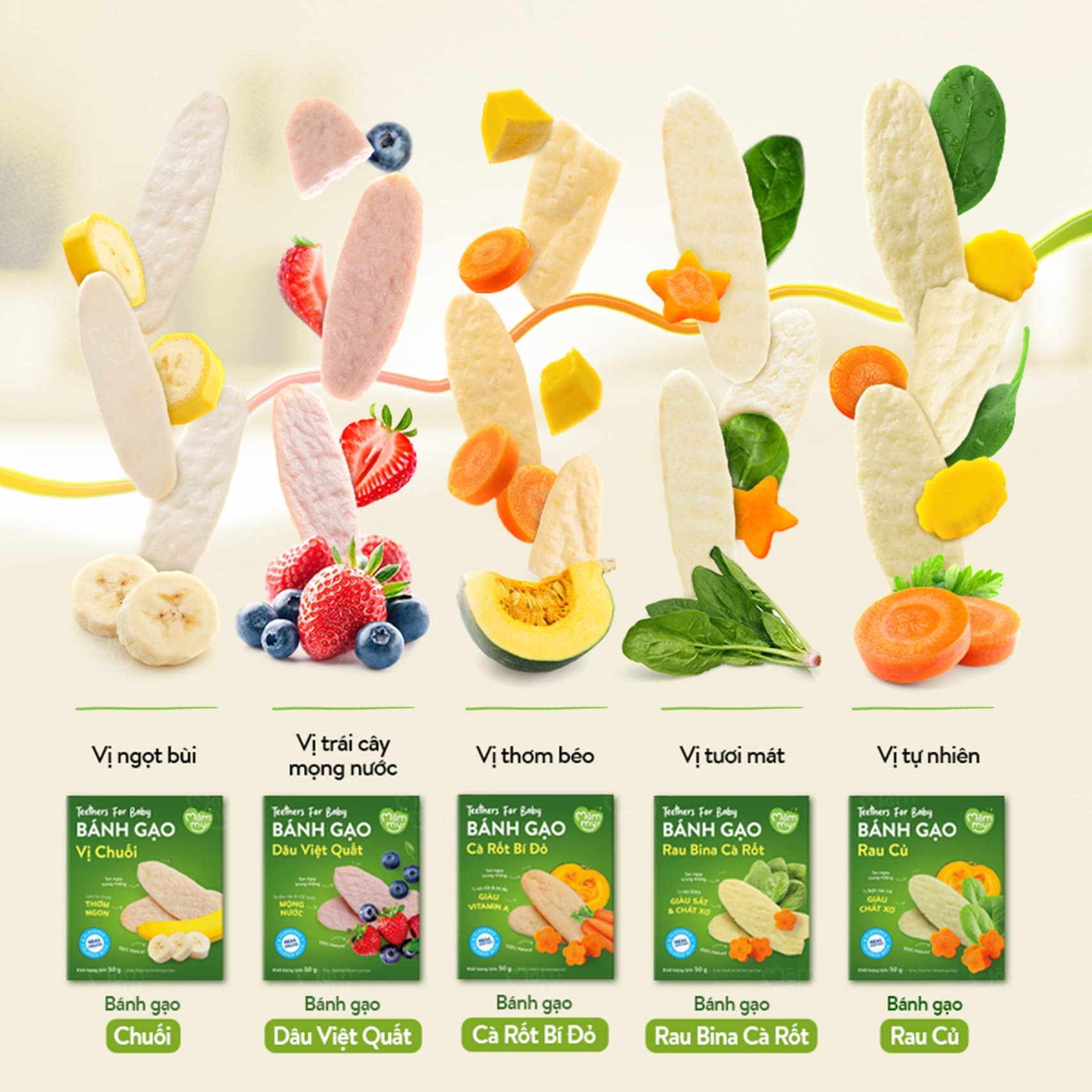 Combo 5 hộp bánh gạo dẹt- Tặng Gối ôm cho bé 14