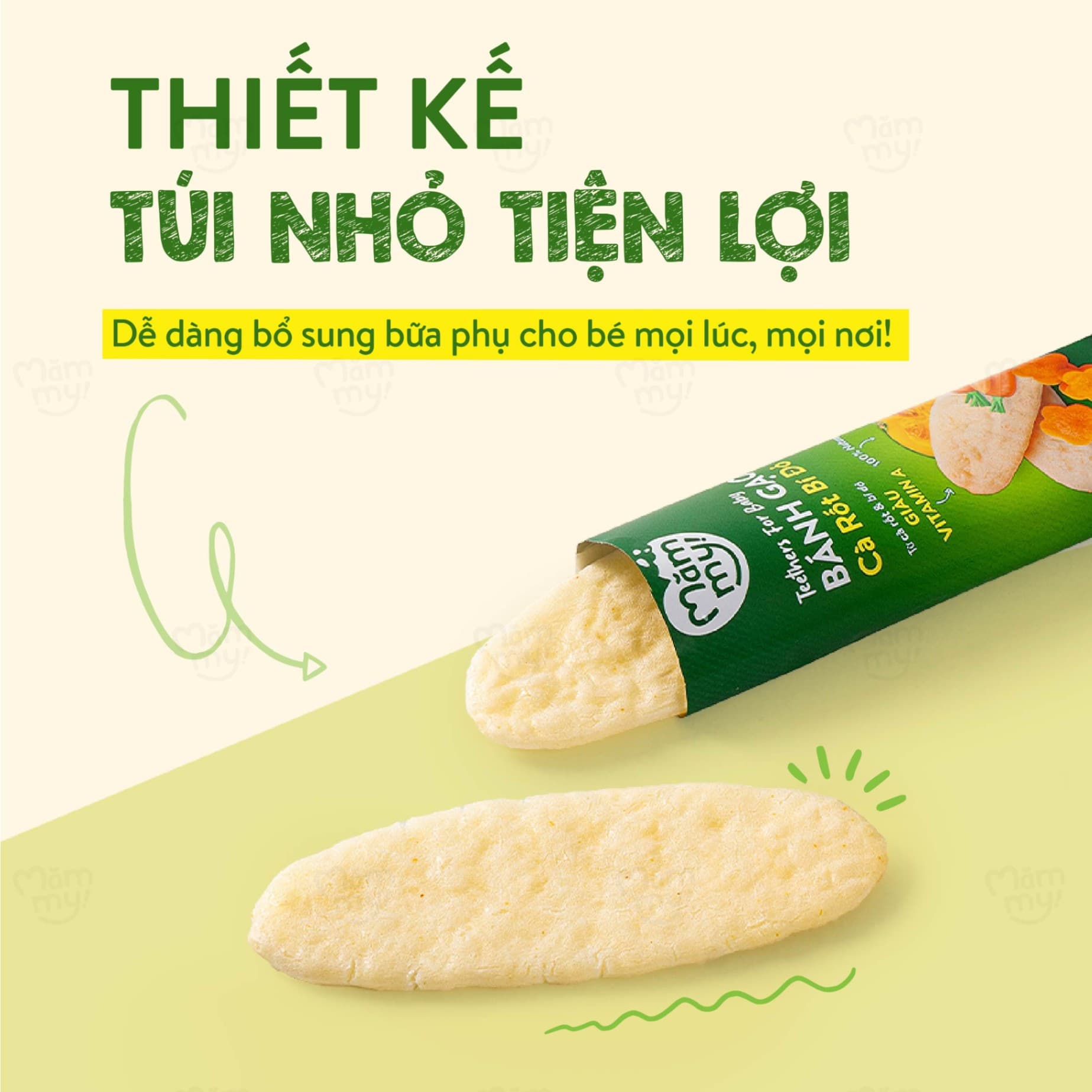 Combo 5 hộp bánh gạo dẹt- Tặng Gối ôm cho bé 5