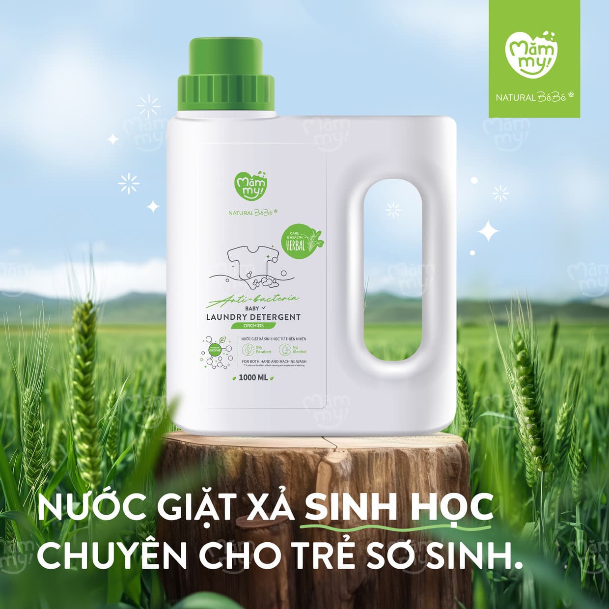 Combo 6 Nước Giặt Xả Sinh Học Mămmy 9