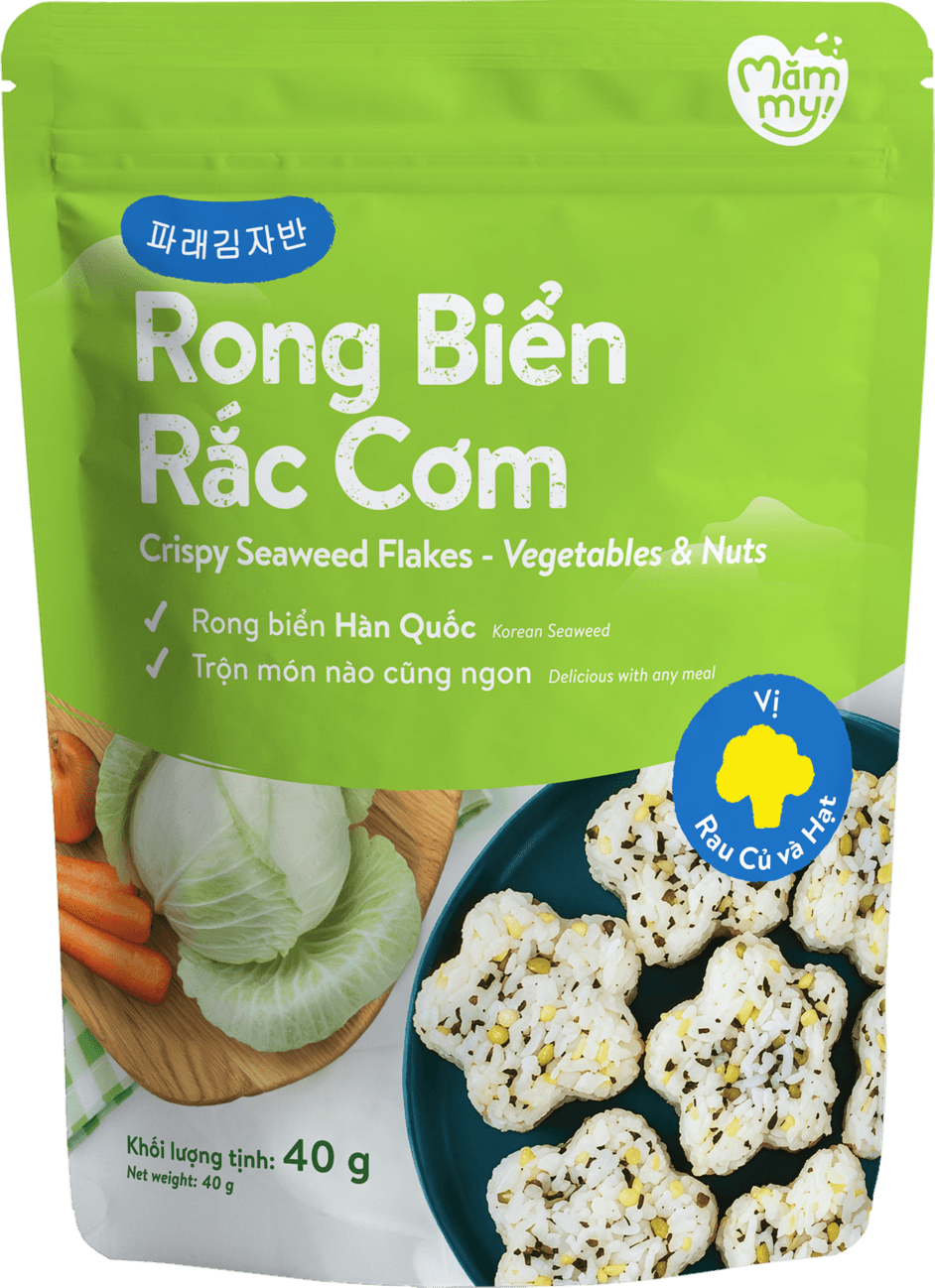 Rong Biển Rắc Cơm - Vị Rau củ & Hạt 40g