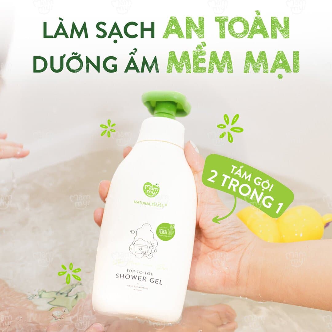 Combo 5 gel sữa tắm thảo dược - Chai 500ml 5