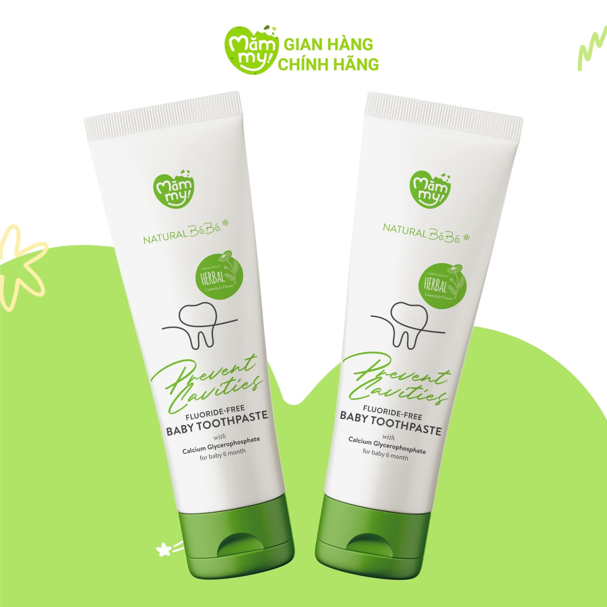 Combo 2 Tuýp Kem Đánh Răng 45ml - Tặng 2 SÁCH NƯỚC TÔ MÀU 2