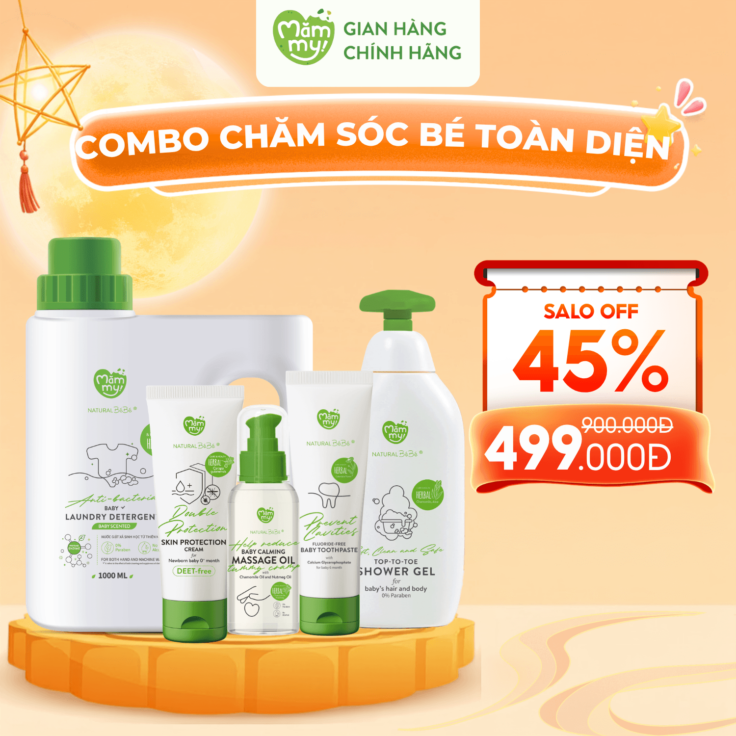 Combo chăm sóc toàn diện cho bé