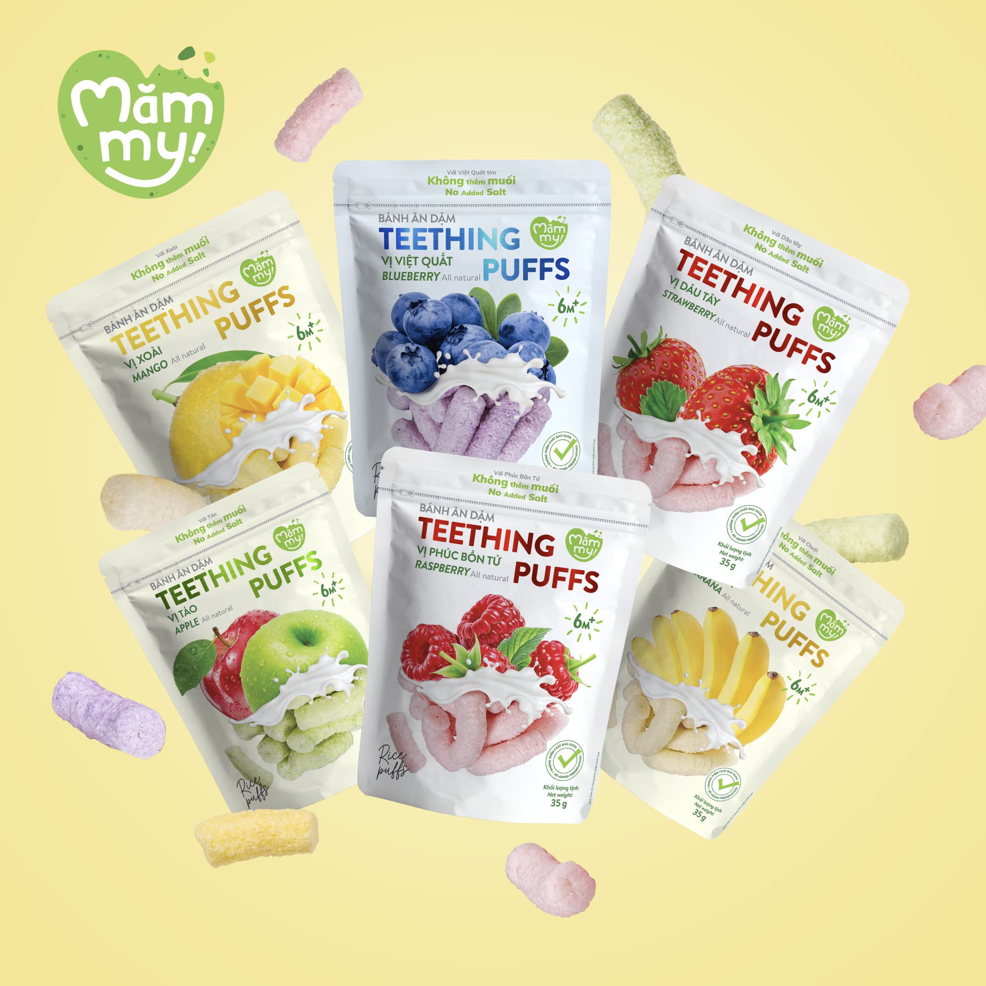 Bánh ăn dặm vị táo - Túi 35g 5