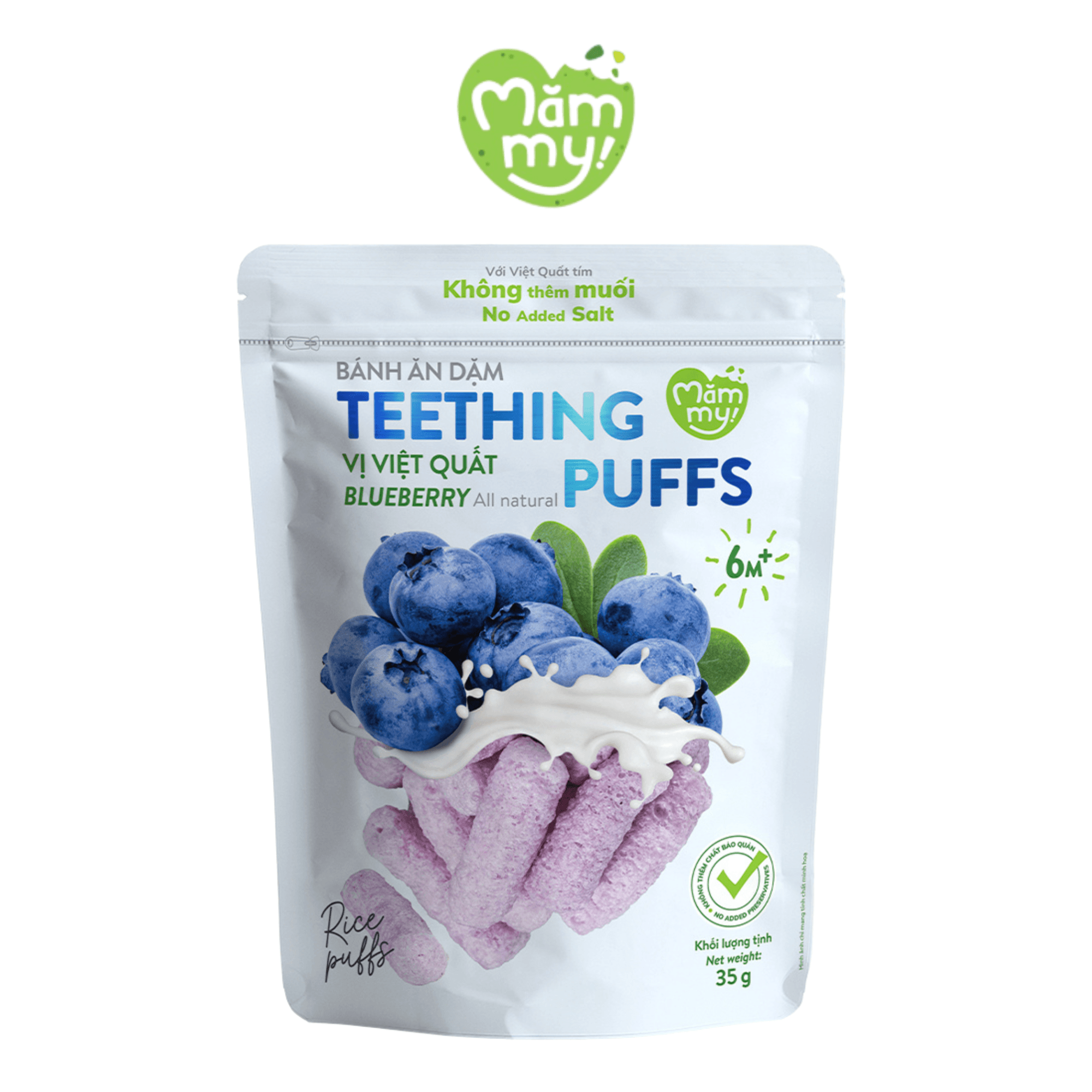 Bánh ăn dặm vị việt quất - Túi 35g