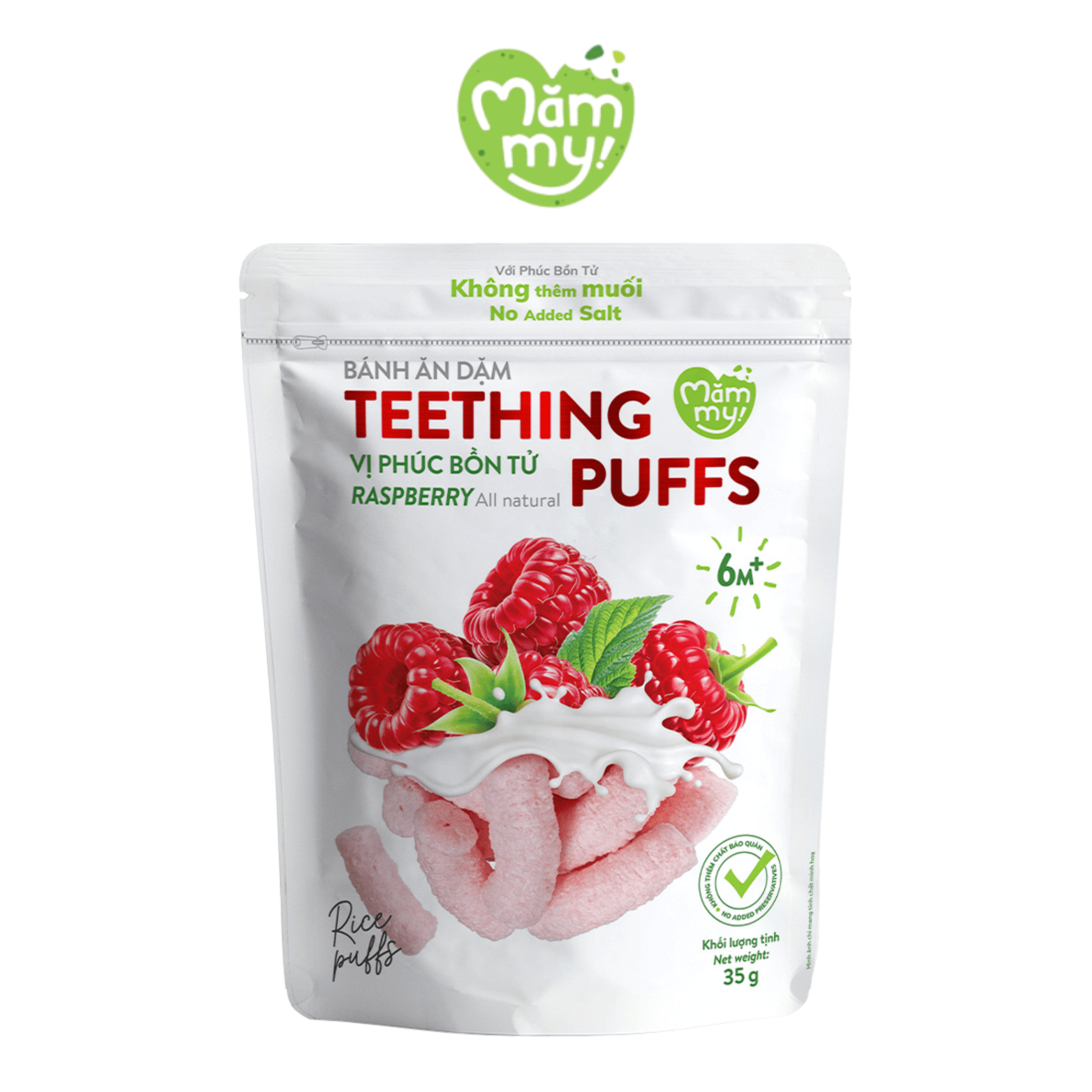 Bánh ăn dặm vị phúc bồn tử - Túi 35g