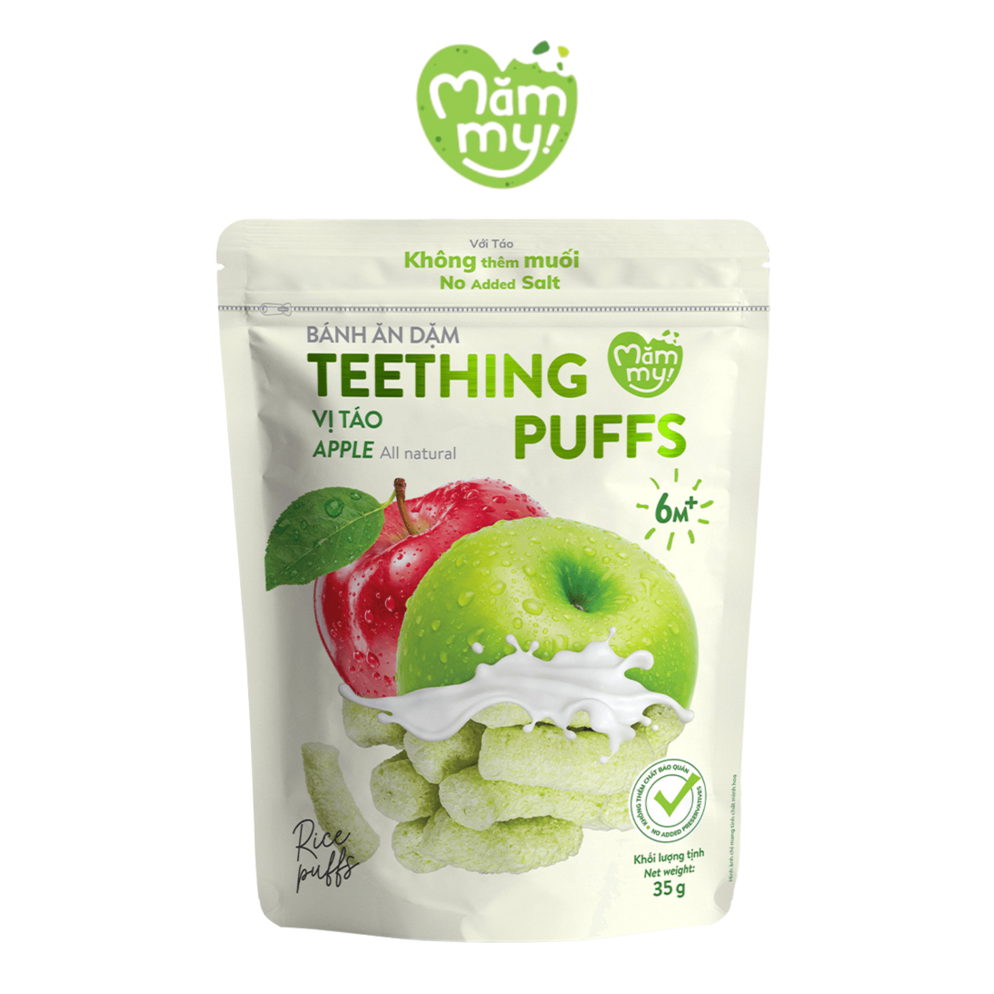 Bánh ăn dặm vị táo - Túi 35g